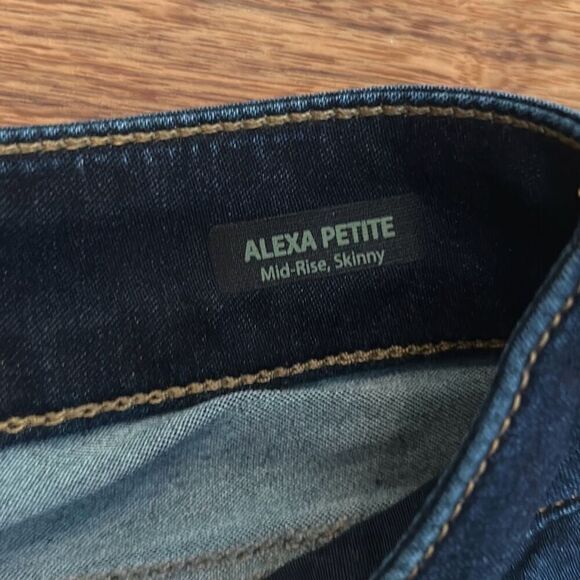Mavi jeans Alexa petite mid rise skinny jeans dark wash‎ woman's sz 28 - Picture 5 of 9